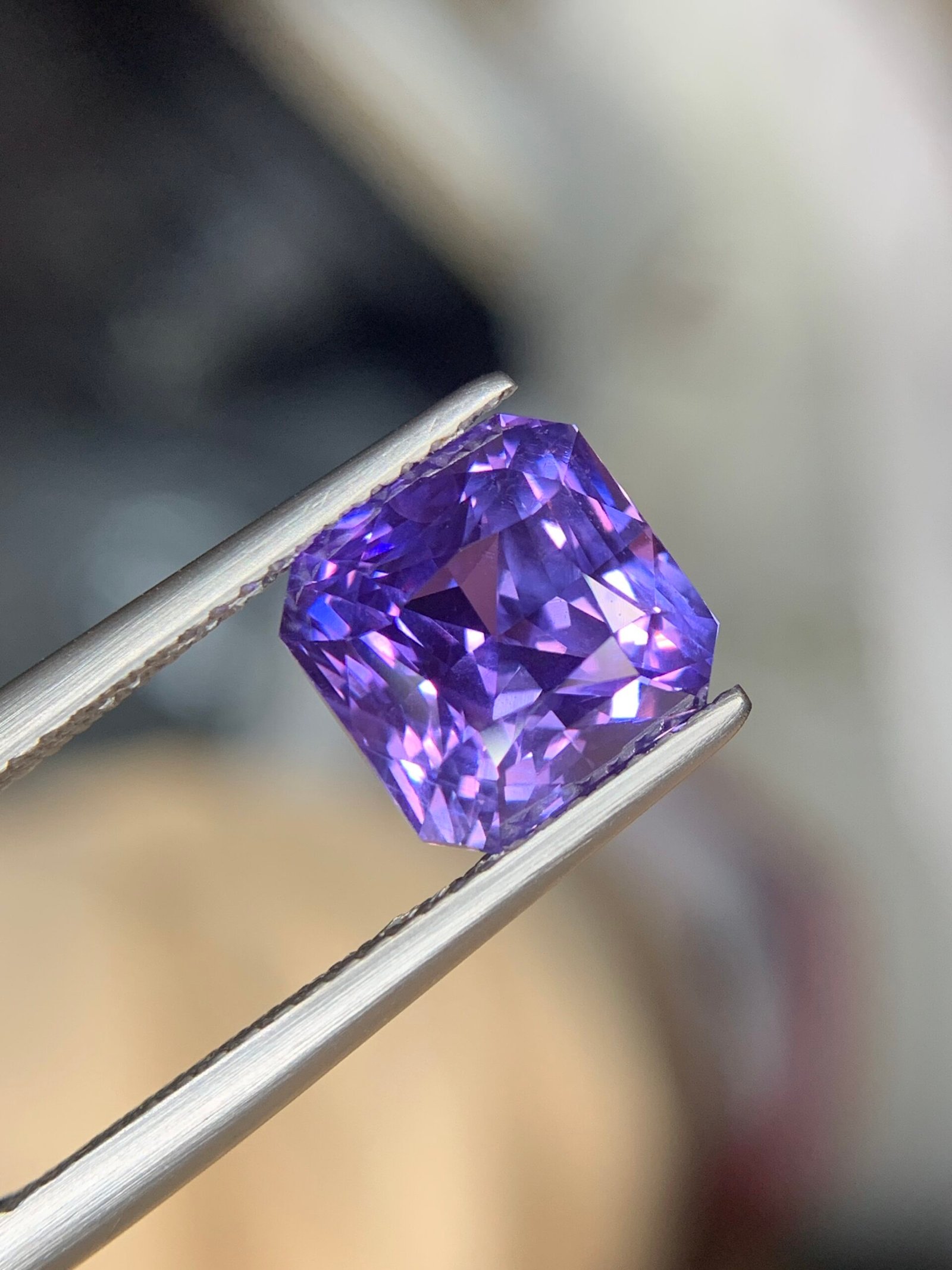 Rare GRS-Certified Lavender Sapphire