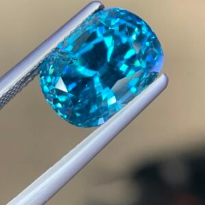 Natural Blue Zircon Available for Sale – 10.66 ct